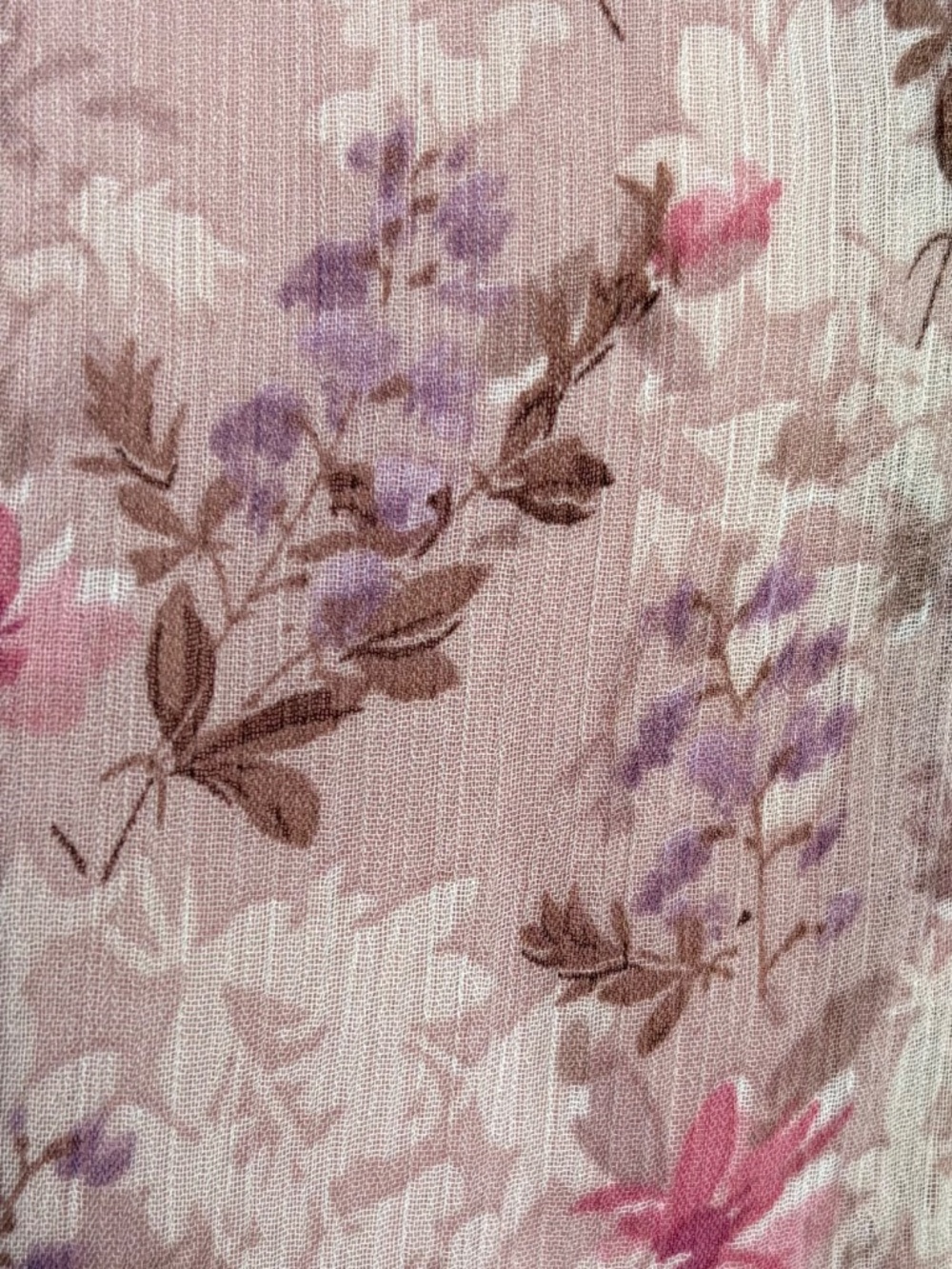 Lush Dusty Pink Flowered Maxi Dress Size Small - Picture 7 of 12